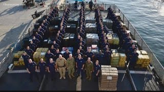 Portsmouth-based Coast Guard crew seizes 14,000 pounds of cocaine