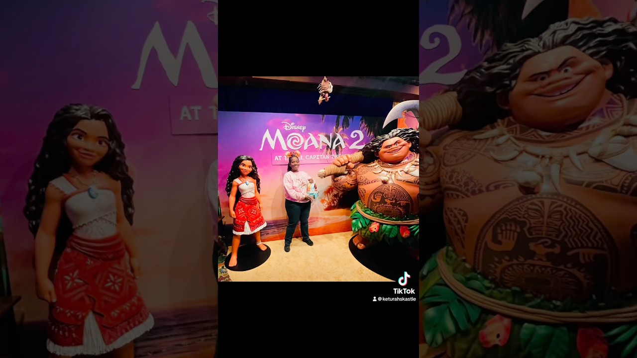Moana 2 at The El Capitan Theatre! #moana2 #moana #maui #disneycouple #disneymovies
