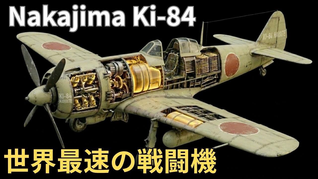 完全解説】四式戦闘機 疾風の内部構造 — 帝国陸軍最速631km/hが秘めた