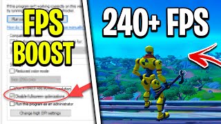 Boost Your FPS By Changing This Fortnite Setting! (EASY FPS BOOST)
