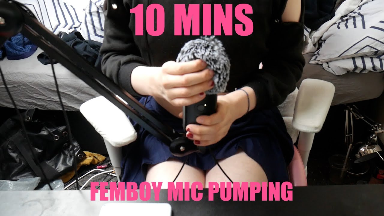 ASMR Femboy Mic Pumping (10 mins)