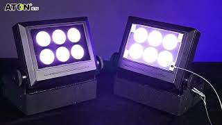 Battery Book 6*10W RGBW 4 in 1 LED Washer wall light with APP control function