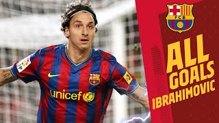 ALL ZLATAN IBRAHIMOVIC'S GOALS WITH BARÇA ⚽