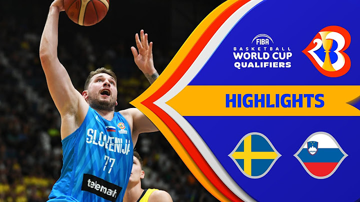 🇸🇪 SWE - 🇸🇮 SLO | Basketball Highlights - #FIBAWC 2023 Qualifiers