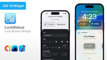 Lock Screen Status - iOS 16 Lock Screen Widget | Full SwiftUI Source Code for Xcode 14