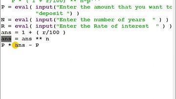 Python program on Compound Interest