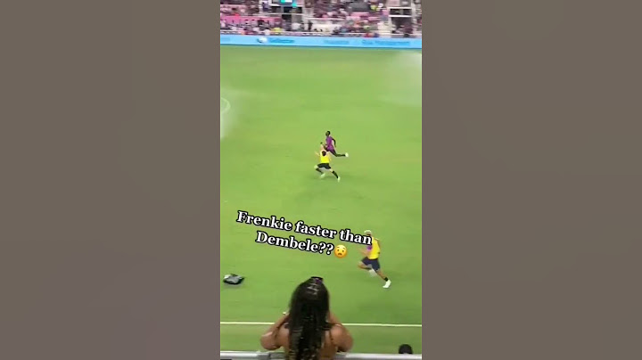 Frenkie De Jong pace #shorts