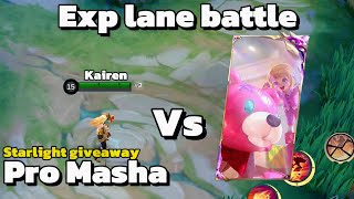 JAWHEAD WON'T GO EXP LANE NOW VS MASHA USERS. MAY STARLIGHT GIVEAWAY.