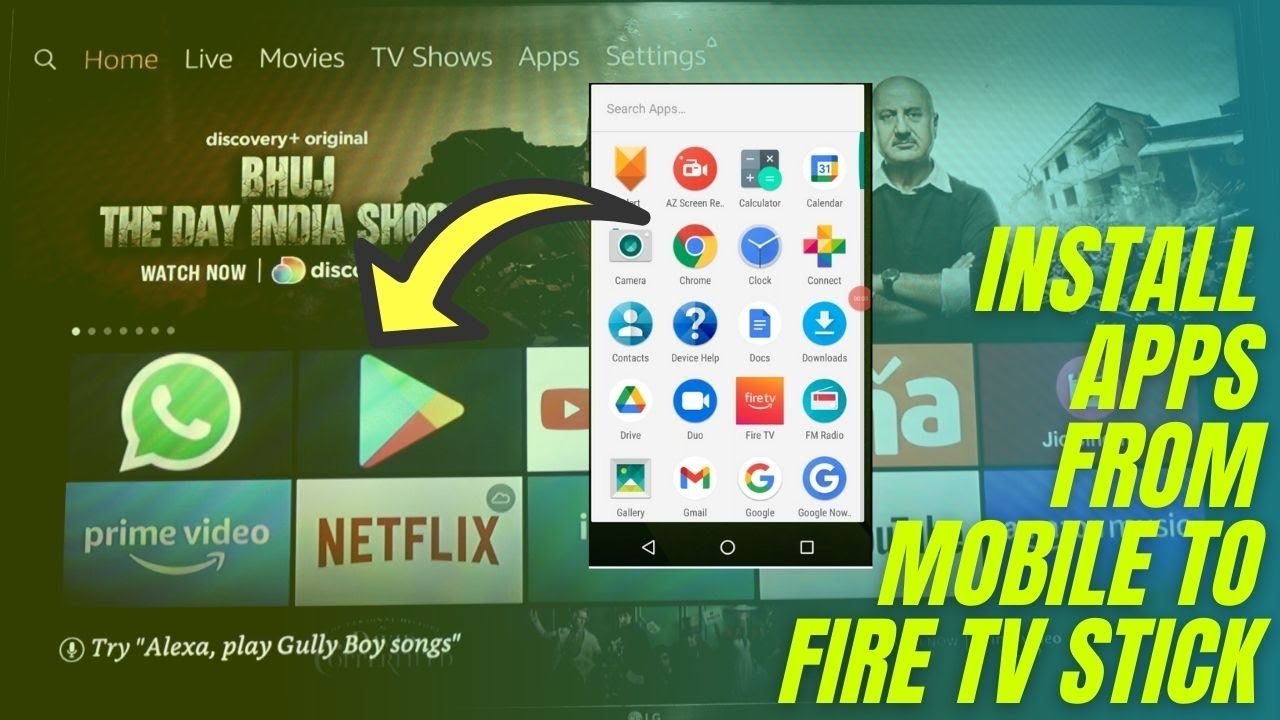 How To Install Apps On Firestick From Your Android Phone Install Apps