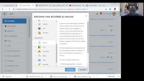 Adição e edição de Ficheiros - Tutorial Moodle em Vídeo