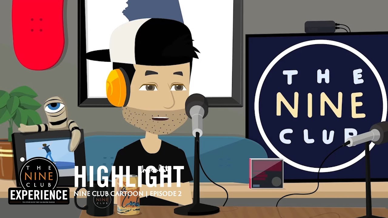 The Nine Club Cartoon With Giovanni Reda's TSA Harassment!!!