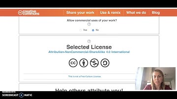 Adding a CC license to your Weebly site