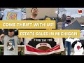 THRIFTING AT ESTATE SALES IN MICHIGAN | finding good, bad and ugly