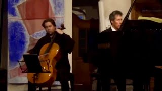 Mendelssohn Cello Sonata Nr. 2: Alexandre Debrus (cello), Matthias Rein (piano) / Vaals, Netherlands