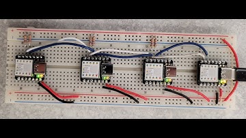 Seeedstudio quad core microcontroller by connecting 4 XIAO $5 USD dollar #tinyML