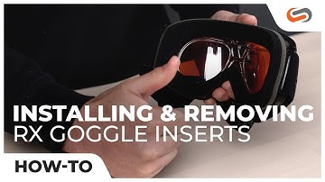 How to Install & Remove Your Prescription Snow Goggle Inserts