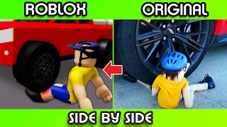 SML Movie vs SML ROBLOX: Jeffy Breaks His Leg + Doctor Jeffy  Side by Side