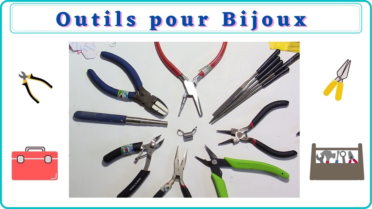 Rangements pour les outils et les perles - fabrication de bijoux