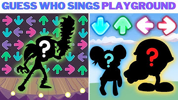 Guess Who Sings | FNF Character Test | Gameplay VS My Playground Part 8