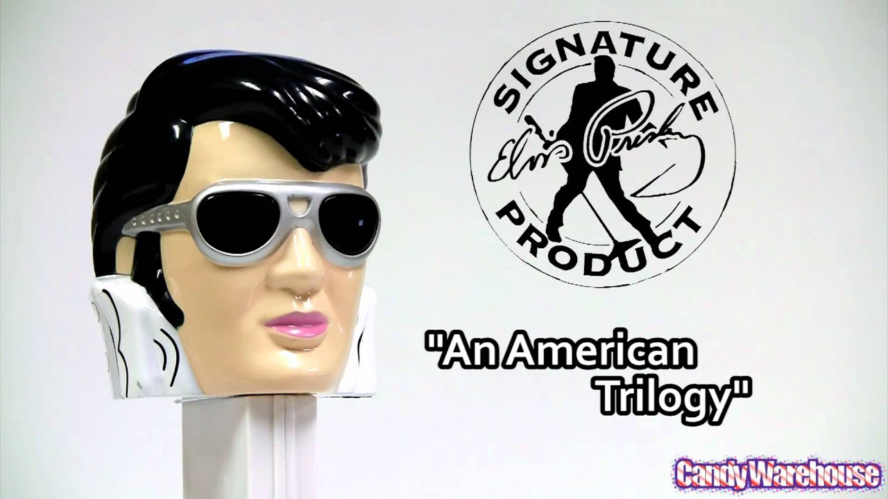 CANDY ELVIS | Musical Giant PEZ Candy Dispenser - YouTube