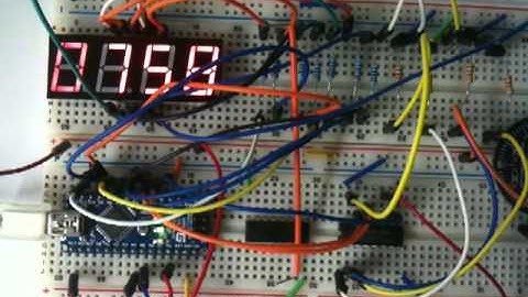 Arduino 7 Segment LED Clock