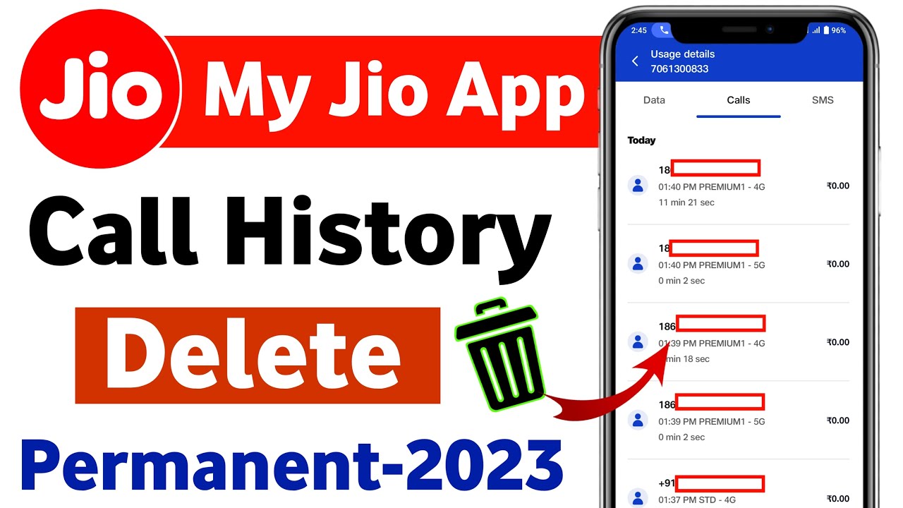 How To Delete Call History From My Jio App My Jio App Se Call