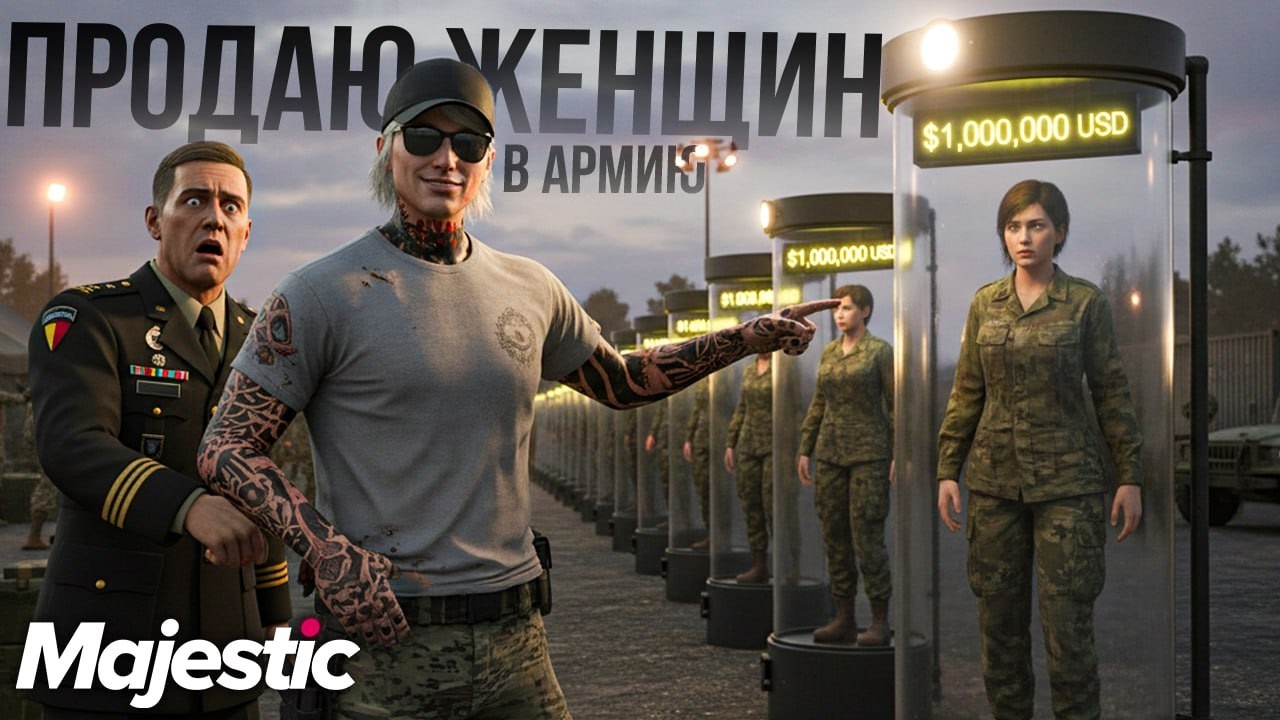 ПРОДАЮ ЖЕНЩИН В АРМИЮ В GTA 5 RP