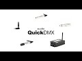 Video: EUROLITE QUICK DMX SET: 1x SPLITTER RACK 19" DMX 8ch+1xTRASMITTER 2.4GHz