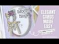 Chic and Charming: Step-by-Step Guide to Elegant Card Making #cardmaking #cards #ginakdesigns