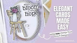 Chic and Charming: Step-by-Step Guide to Elegant Card Making #cardmaking #cards #ginakdesigns