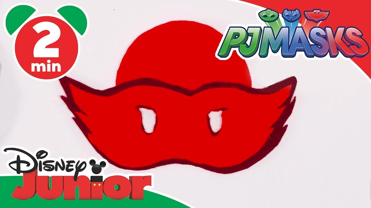 PJ Masks Craft Tutorial Owlette Mask Disney Junior UK YouTube