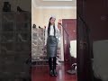 leather skirt + Cavallo riding boots