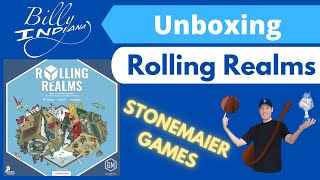 Rolling Realms Board Game Unboxing (the newest Stonemaier Game)