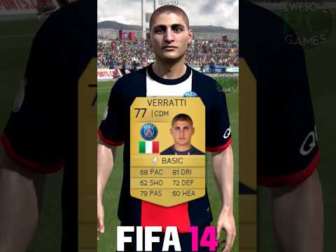 Marco Verratti FIFA evolution (12-24) #shorts #eafc24 #fc24 #fifa #verratti #psg #italy