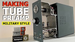 Making a 12AU7 Line stage in a military style chassis // Tube stereo preamp scratch built. by Mike Freda 13,103 views 2 years ago 20 minutes