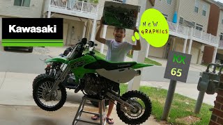 HOW TO INSTALL DIRT BIKE,ATV, UTV GRAPHICS BY RYAN😎kx65 by DobleU 09 6,375 views 2 years ago 6 minutes, 51 seconds