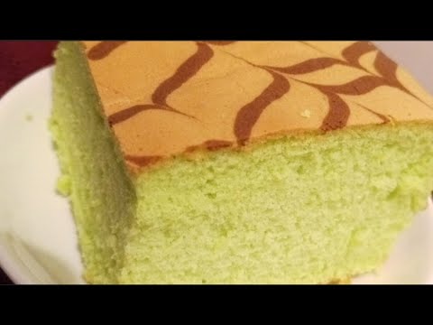 Let's Try this Pandan Sponges Cake