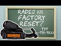 How to Reset the TYT TH-9800 to Factory Defaults​ | Radio 101