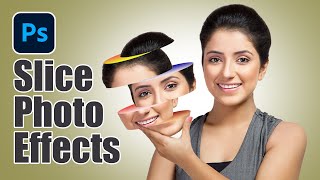 Slice Photo Effect - Photo Manipulation Tutorial in Photoshop CC 2020 screenshot 1