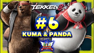 Tekken 8 PS5 (1080p60fps) - Kuma & Panda Gold Arcade Mode Part 6