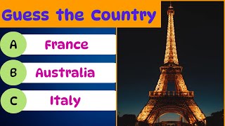Guess The Country by its Monument🌏 | Guess the Landmark Quiz🗽🌎🤔 | Famous Places Quiz Challange