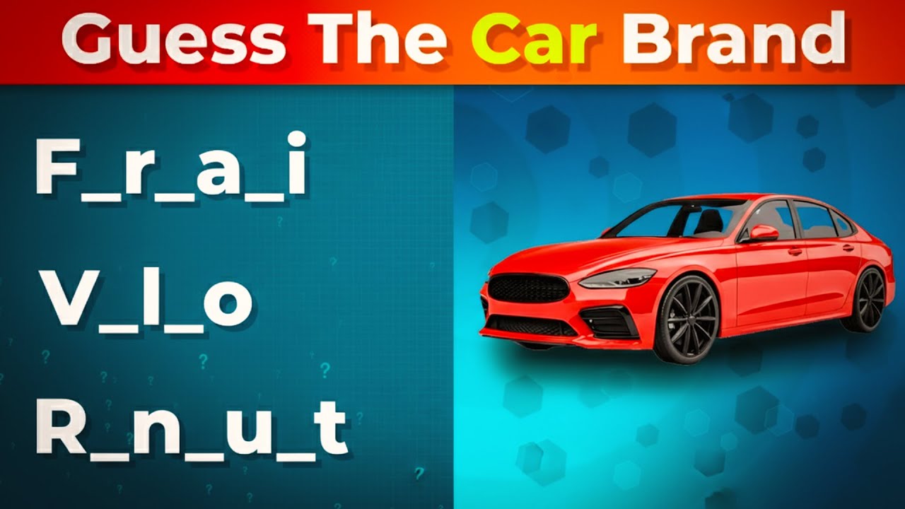This Car Brand Letter Quiz Is Insanely Hard 😈🚗
