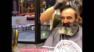 HOMELESS MAN MAKEOVER AMAZING TRANSFORMATION *heart warming*