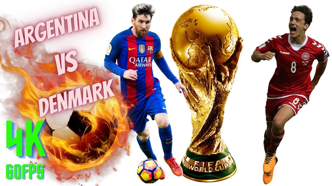Fifa 23 Argentina Vs Denmark In The Fifa World Cup 2022 Qatar 4k Gameplay Qatar World Cup