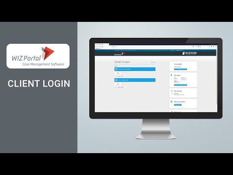 WIZportal Client Login - (English version)