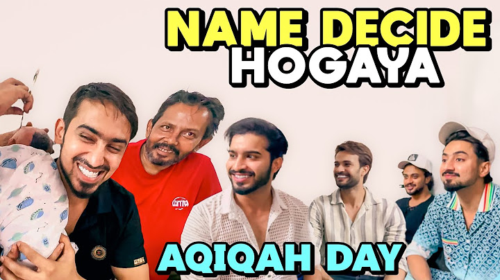 Naming Our First Child & Aqiqah Celebration | Adnaan07