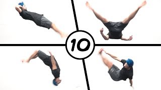 10 Ways to Backflip (Parkour, Freerunning, Tricking) screenshot 4