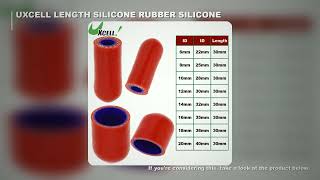 UXCELL 30mm Length 6/8/10/12/16/18/22/25/30/32/35/40MM ID Car Silicone Rubber Hose End Cap Silicone