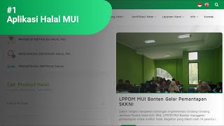 #1 Membuat Aplikasi Android Halal MUI Menggunakan Android Studio screenshot 1