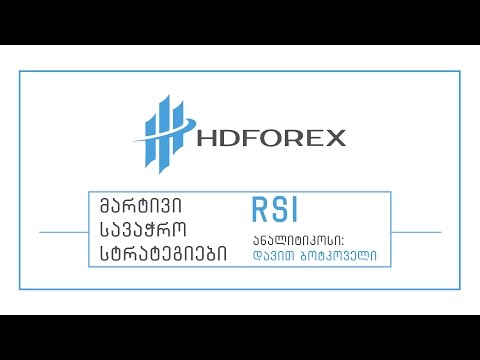 RSI - მარტივი სავაჭრო სტრატეგიები - თემა VI